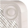 Brentwood Kool Zone Box Fan, 3-Speed 20-inch, White