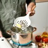 キッチンツール 調理器具 高温耐性シリコン 木製ハンドル 抗菌 大穴ザル 漏れやすいスプーン フォーク オシャレ 新居祝い