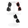 GoaePode 2-Tier Acrylic Sunglasses Holder - Transparent Glasses Organiser with