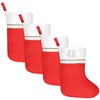 HBWHNIU 4 Christmas Stockings, Santa Stocking, Filling & Hanging, Christmas