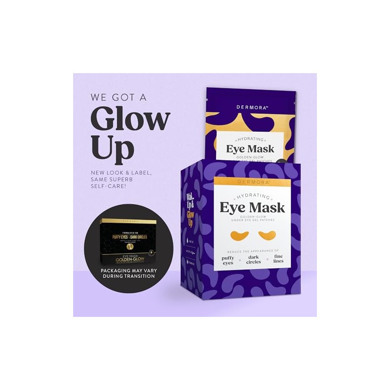 24K Gold Eye Masks - 15 Pairs | Under Eye