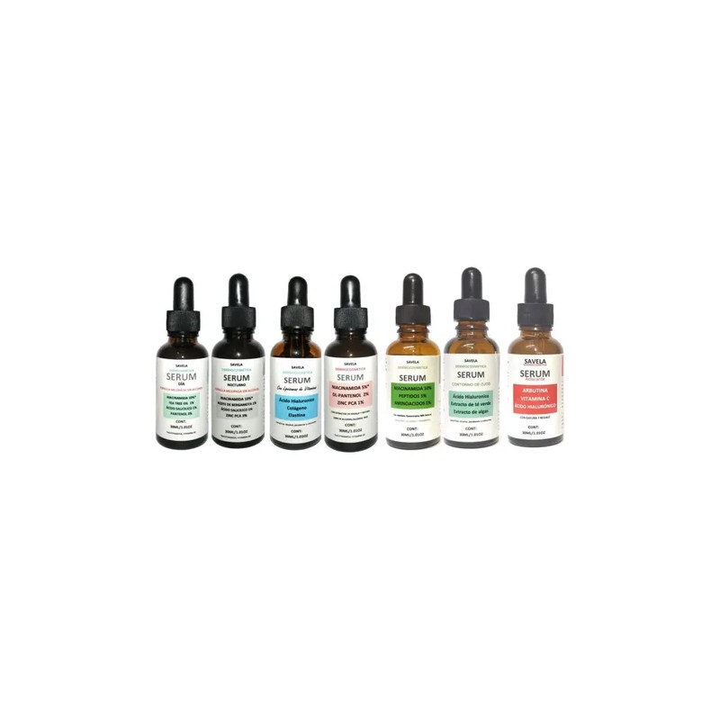 12 Serum Facial, Niacinamida 5%, Dl-pantenol 2%,zinc Pca 1%