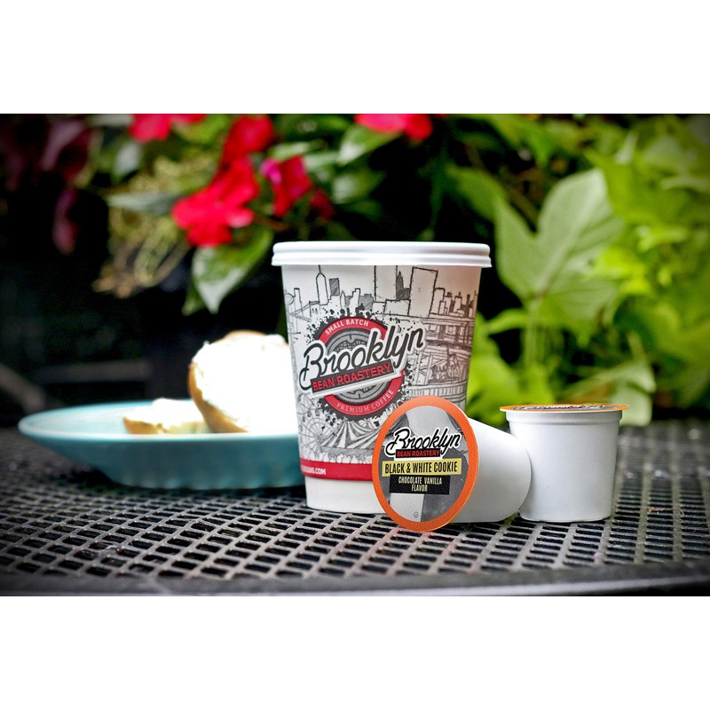 Brooklyn Beans Black and White Cookie Coffee Pods - Compatible