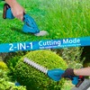 Hedge Trimmer Cordless with Battery and Charger 21V Electric Brush