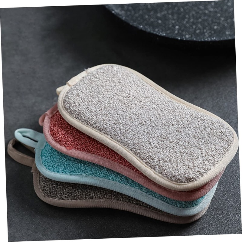Gatuida 10pcs Reusable Dish Cloths Sponges Soft Scrub Sponge Kitchen