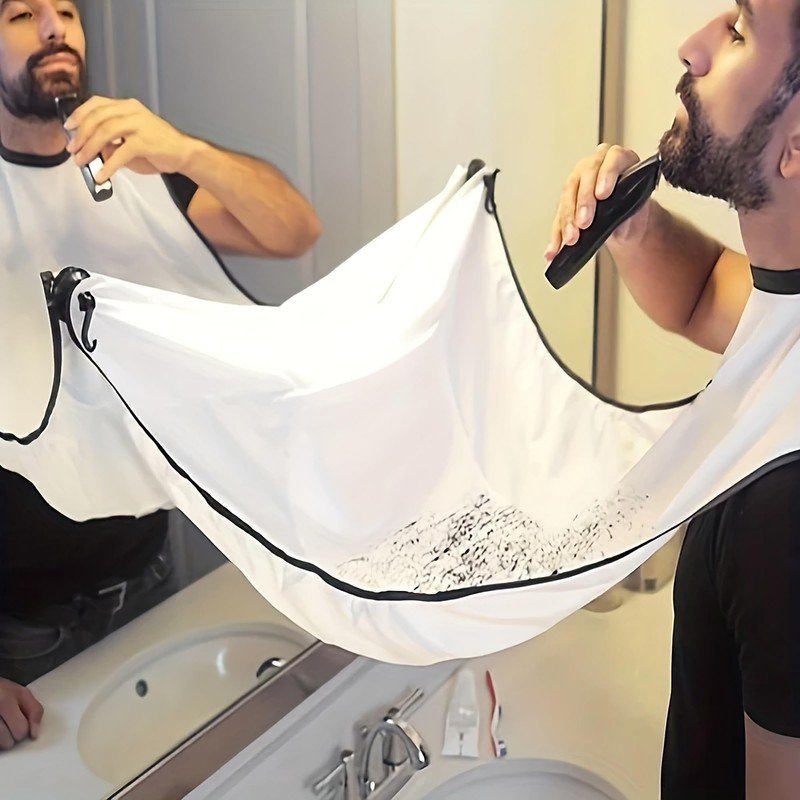 Shaving Apron Bib for Men – Waterproof Hair Catcher with