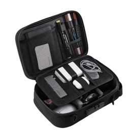 USEY Large Smell Proof Bag with Lock, Premium Carbon Lined Odour Proof Storage Case, 8-Layer Activated Carbon, Adjustable Dividers, Water-Resistant 900D Fabric, Shoulder Strap