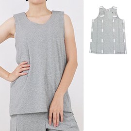 Aylashine Shoulder Stick-up Access Tank Tops Post Surgery Shirts Tear Away Chemo Shirt Clothes After Rotator Cuff Surgery Breast Recovery Tank Tops Post Shoulder Surgery Shirt Short Gray (L)