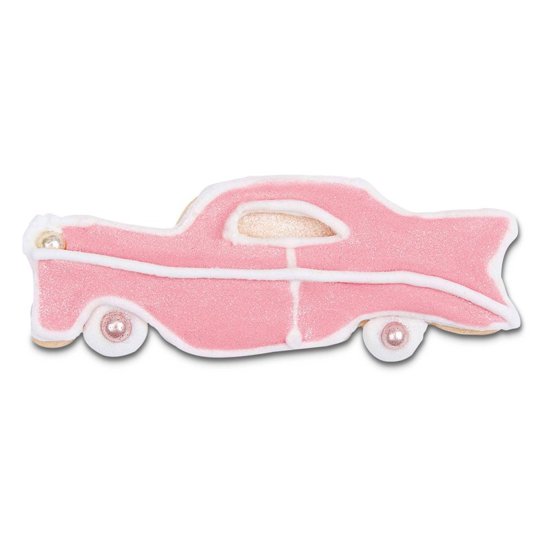 Staedter Chevy Embossing Cookie Cutter, 8 cm, Stainless Steel Silver,