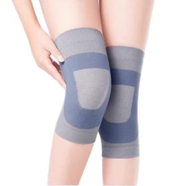 Ccomage Cotton Elastic Knee Sleeves Lightweight Knee Pads Soft Breathable Knee Braces for Joint Pain Arthritis Injury Recovery Fitness Night Sleep Leg Warmers for Men & Women