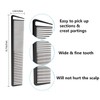 Rat Tail Combs Set, RuiChy 3 Pack Carbon Styling Combs