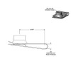 1/4"-20 Long Stainless Steel U -Style Clip-On Nut,U-Type Fasteners (Pack