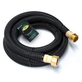 persevere Upgraded Water Hose Extension Adapter, Garden Hose Connector, 10 ft Lead-in Hose, Anti-Kink Design with Integrated Spiral Tube,for Hose Reel/RV/Dehumidifier, Durable/Drinking Water Safe