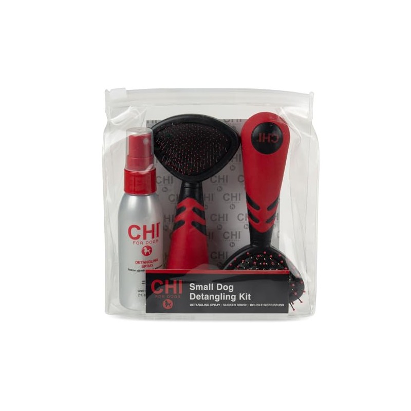 Chi, Kit Desenredante para Perros Pequeños 3 pzas
