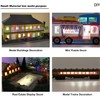 HUAZIZ 10 pieces 9-LED house lighting, 15 cm, warm white