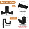 6pcs Shed Hooks for Rubbermaid Fasttrack, Plastic Multi Purpose Shed