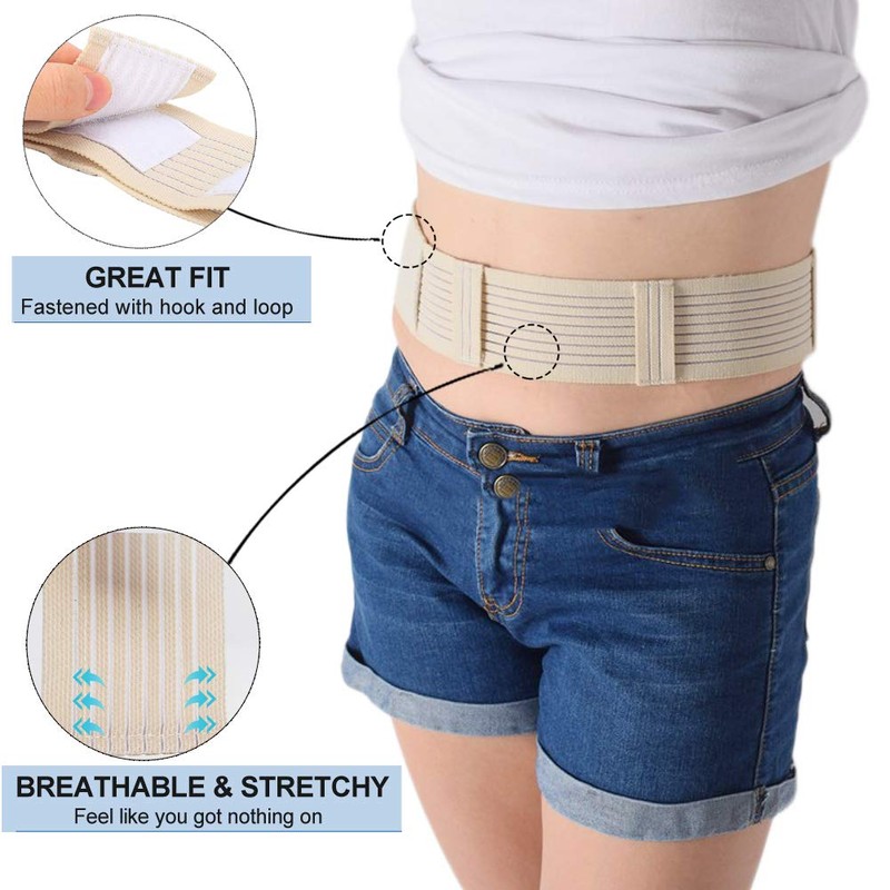 Breathable Peritoneal Dialysis Belt PD Catheter Holder Feeding Tube Supplies