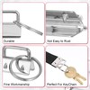 Keychain Hardware Set, 100Pcs Key Fob Hardware 1 Inch with
