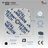 Set of 20 Boston Tech Electrodes, 5x5 cm. Supersoft Reusable