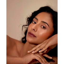 Henné Organics Luxury Lip Tint - Moisturizing, Sheer Natural Color - Nightfall (Dark Red)