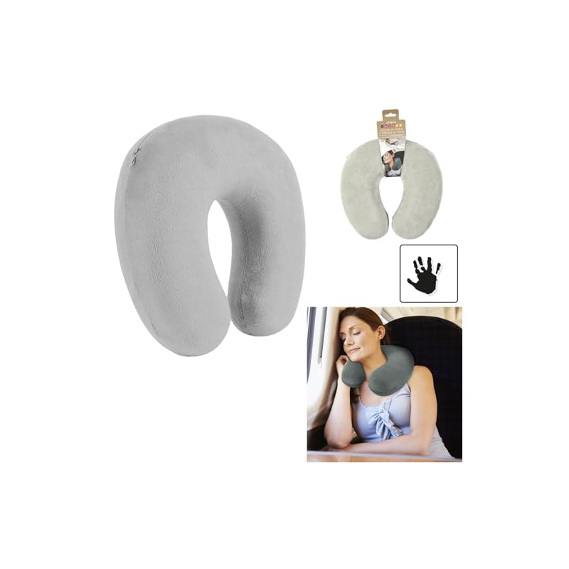 JET LAG Travel Pillow, gray (grey) - VO1172