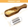Cheese Grater With Container Stainless Steel Cheese Shredder With Wooden