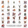 Pack of 64 Funny Christmas Postcards with Funny Drawings on