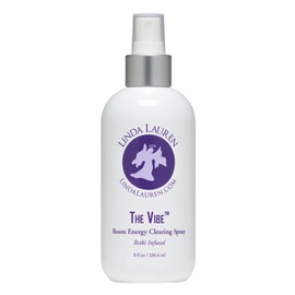 The Vibe Spray, Room Cleansing Spray, Made With Essential Oils, Use To Cleanse Negative Energy, Alternative For Smudging and Burning of Sage, Made in USA, By Linda Lauren
