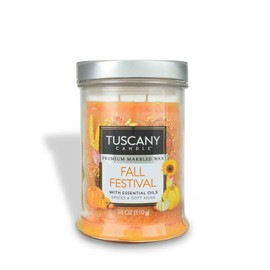 Tuscany Candle Fall Festival Long-Lasting Scented Jar Candle, 18 oz