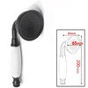 Oil Rubbed Bronze Vintage Telephone Handheld Shower Spray Ceramic Handle