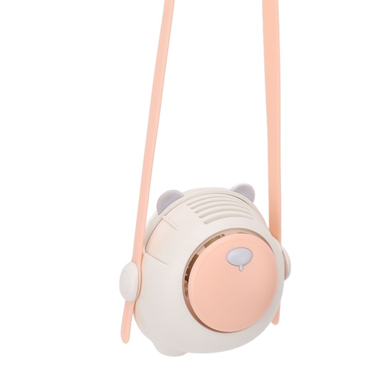 Portable Neck Fan Mini Hanging Neck Fan with Adjustable Lanyard