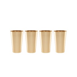 Cambridge EWMT04MTCB1BM 16 Oz Gold All-Purpose Cups, Set Of 4
