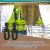 36pcs Plastic Hooks for Gazebo Curtains, Black Gazebo Hooks Multi-Purpose