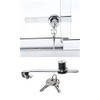 SSWBasics Ratchet Lock with Keys for Display Cases - Two
