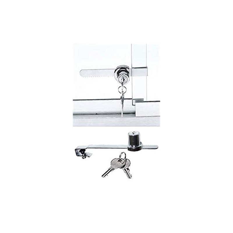 SSWBasics Ratchet Lock with Keys for Display Cases - Two