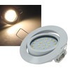 ChiliTec LED Recessed Spotlight Swivelling 3 Watt 370 Lumen 26