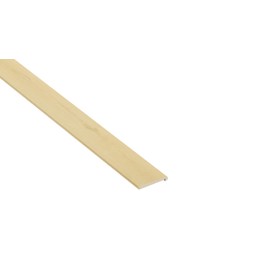 MSI 4.53 in. x 94 in. x 0.94 in. Luxury Vinyl Flooring Flush Stair Nose Molding Trims, Waterproof Flush Stair Nose Molding Floor Trim, Use with Ridgemont Collection, 7.9 Linear Feet, Seneca Oak,