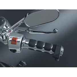 Kuryakyn 6251 Motorcycle Handlebar Accessory: Universal Throttle Boss for Motorcycles with Twist Grip Throttle, Black, Pack of 1