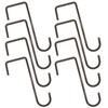 Vinyl Fence Hooks Patio Hooks Brown - 8 Pack 2