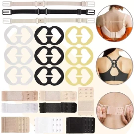 Universo en Linea 20 Pcs Clips Sujetador Extensor Para Bra Strap Ajustable F