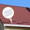 4 Pcs Gutter Valley Splash Guards Downspout Diverter Roof Rain