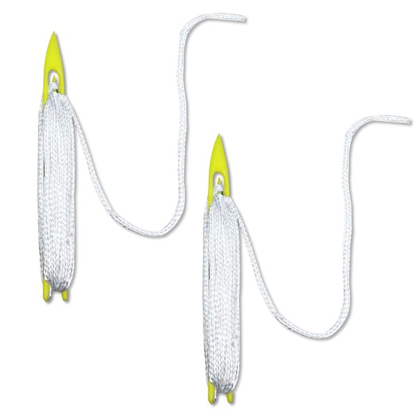 2Pcs 5mm 49ft Lacrosse Goal Net Lacing Cord with 2