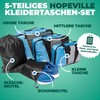 HOPEVILLE Kleidertaschen-Set 5-teilig, mit 3 Koffertaschen - PLUS einem Wäschebeutel