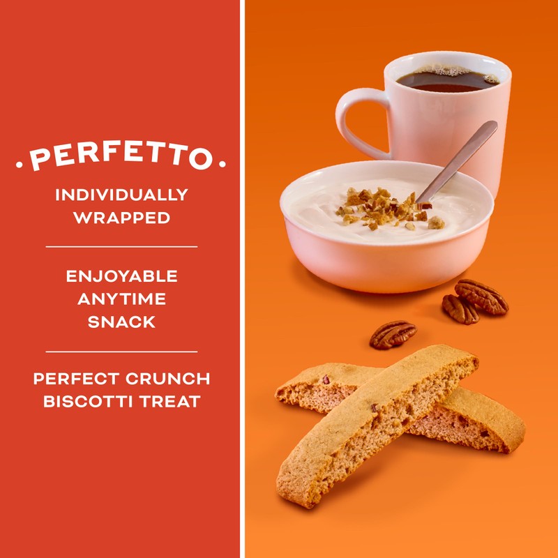 Nonni's Brown Butter Pecan Biscotti, Nutty Pecan Cookie with Rich