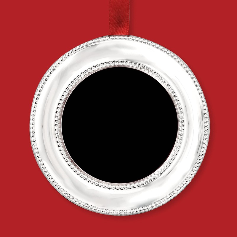 Ross-Simons Cunill Sterling Silver Beaded Picture Frame