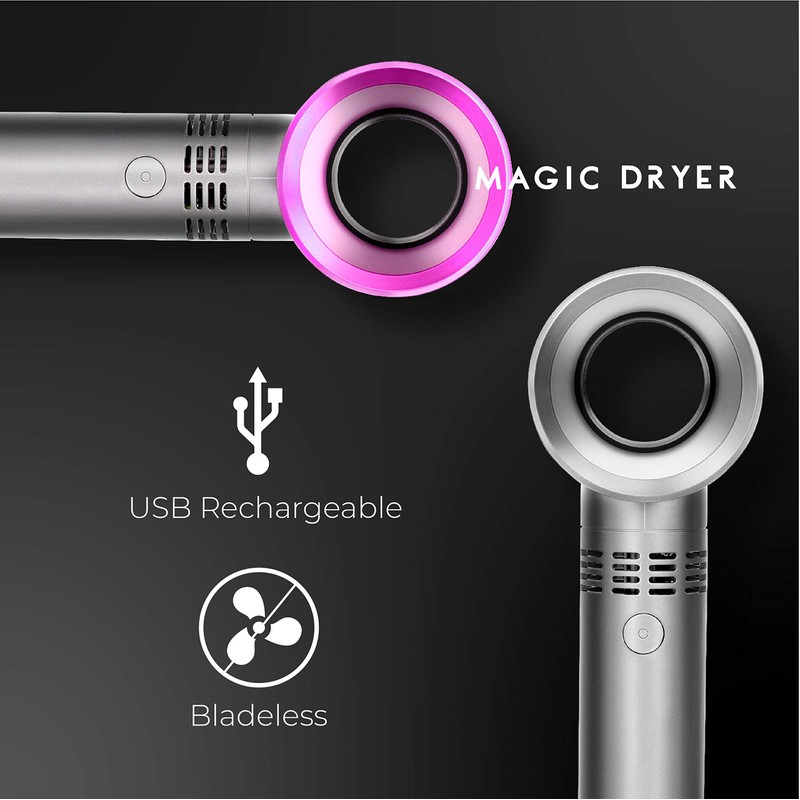 Lyon lash Portable USB Rechargeable Bladeless Mini Fan/Air Conditioning Blower/Handheld