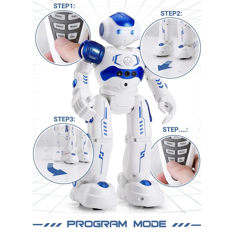 KingsDragon RC Robot Toys for Kids Gesture & Sensing Programmable