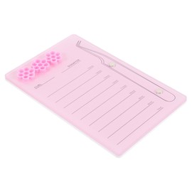 FOMIYES Acrylic Lash Tray for Eyelash Extensions Lightweight Eyelash Pallet Smooth Edges for Safe Use for Beauty Salons and Personal Grafting Versatile Display Tool for Makeup Artists and