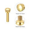 sourcing map Pack of 2 Knurled Screws M5 x 20