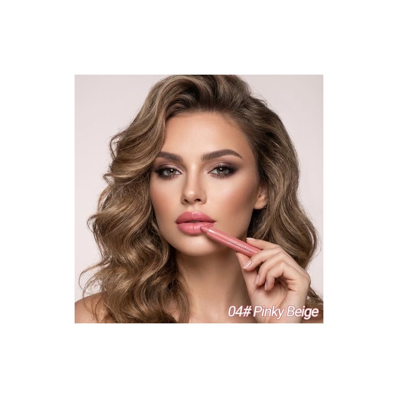 Erinde Lápiz Labial Mate, Lápiz Labial De Larga Duración, A04#